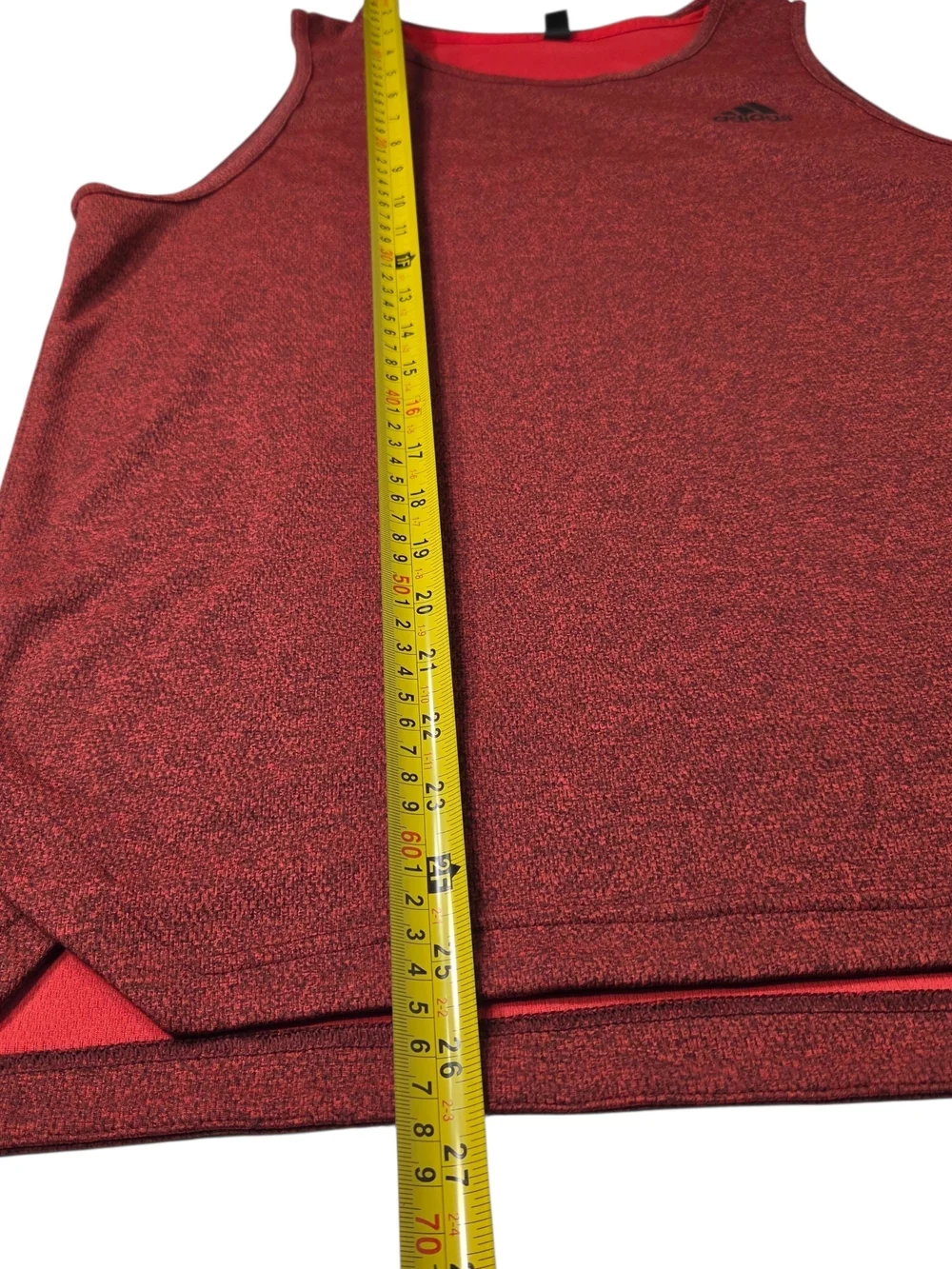 adidas Coral Red Men's Performance Tank Top